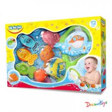 Набор для ванной с сачком "Лови и Брызгай", 1+, в кор. 38*26*5см, ТМ BeBe lino Артикул: 57113