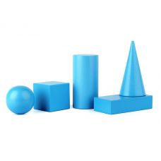 Набір геометричних фігур 40мм. Komarovtoys 5 деталей A370