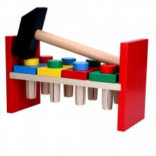 Деревянная игрушка Стучалка Гвозди, Komarovtoys (А 315)
