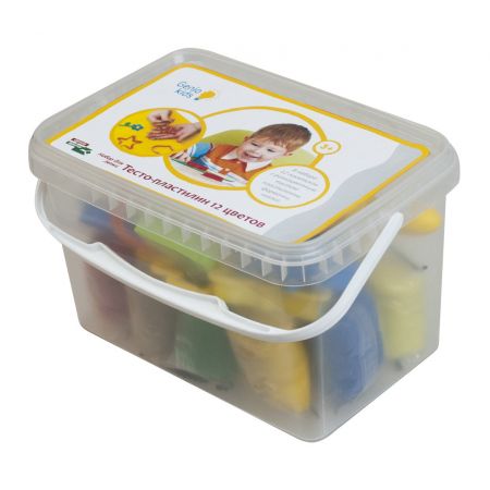 Набір для дитячого ліплення Genio Kids Тісто-пластилін 12 кольорів (TA1068V)