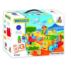 Конструктор великий 70 ел. Wader Артикул: 41582