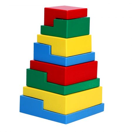 Пірамідка "Головоломка", 8 ел. Komarovtoys А332