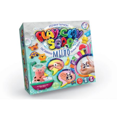 Набор для творчества "Пластилиновое мыло"PLAY CLAY SOAP" большой, рус., в кор.19*19*4см  Артикул: PCS-01-02