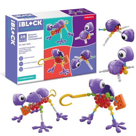 Конструктор IBLOCK арт. PL-921-320  25дет., інструкція у комплекті, короб.20*6,5*15см