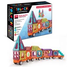 Конструктор магніт.  IBLOCK арт. PL-921-246  71дет.,короб. 39*9*28,5см
