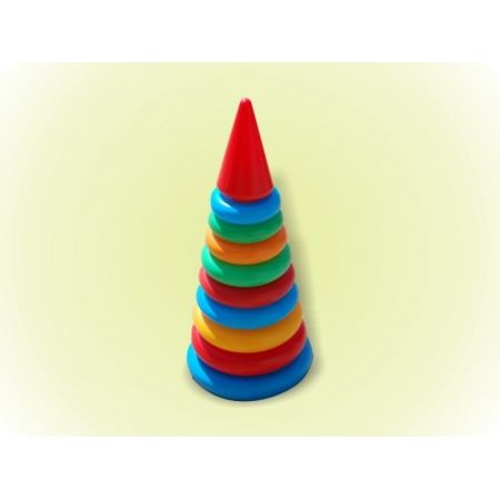 Пірамідка 9 кілець 34см ТМ Бамсік