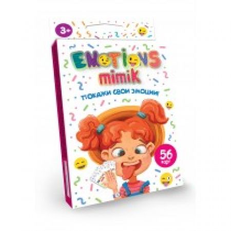 Карткова гра Emotions Mimik, рос., Кор. 9*13*2см Артикул: EM-01-01