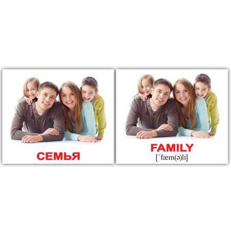 Комплект карток "Family/Сім'я" МІНІ 40