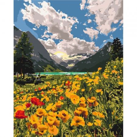 Картини за номерами Ідейка - Величні Альпи 40*50 см (КНО2268)