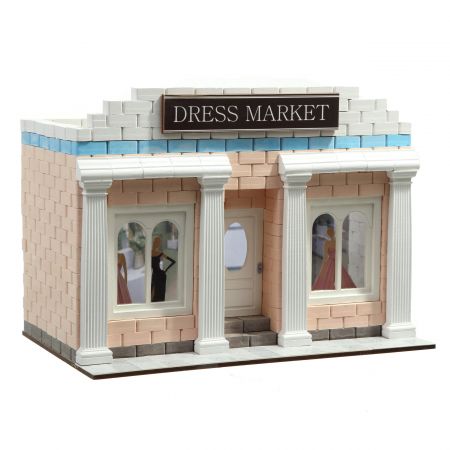 Керамічний конструктор  з міні-цеглинок "Dress Market.Wise Elk Салон платтячок"	71153,  700дет.