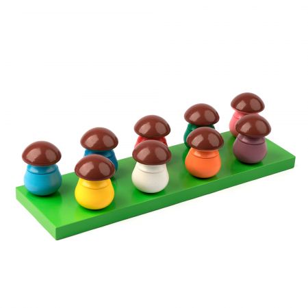 Дерев'яна гра сортер Грибочки KomarovToys А 379
