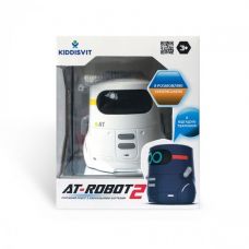Розумний робот з сенсорним керуванням та навчальними картками - AT-ROBOT 2 (білий)