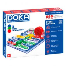 Конструктор електронний Doka Школа 999+ схем"" Артикул: D70708
