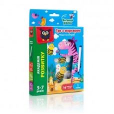 Пиши та витирай VLADI TOYS Зебра Високий рівень VT5010-06