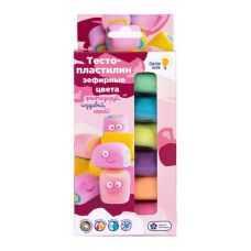 Набір для ліплення Genio Kids Тісто-пластилін зефірний 6 кольорів (TA1089)