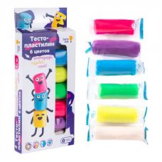 Набір для ліплення Genio Kids Тісто-пластилін, 6 кольорів (TA1090)	