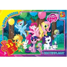 Пазли із серії "My little PONY", 35 пазлів, розмір полотна 21*30см, кор.19*13*3см