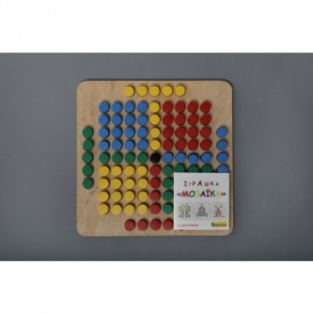 Дерев'яна мозаїка Komarov Toys "101 елемент" А343