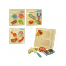 Деревянная игрушка "Продукты на липучке". Код: MD 2033 